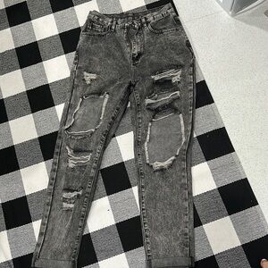 Shein ripped jeans! Size medium!